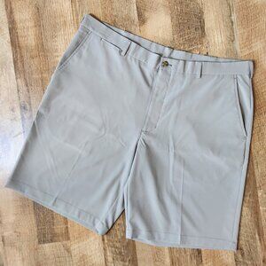 Roundtree & Yorke Mens Performance Flat Front Golf Shorts Size 40